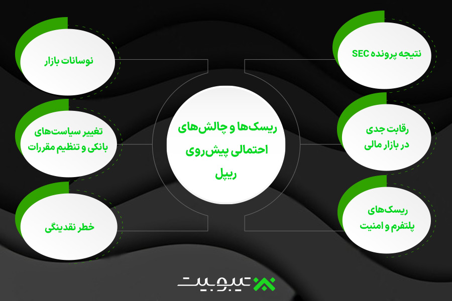  ریسک‌ها و چالش‌های احتمالی پیش‌روی ریپل