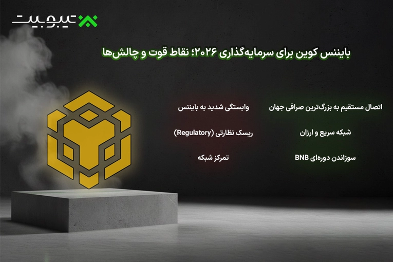بایننس کوین برای سرمایه‌گذاری 2026؛ نقاط قوت و چالش‌ها