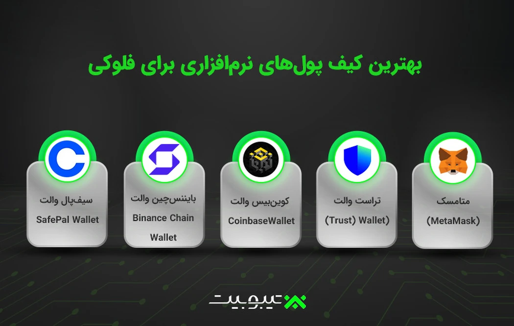 بهترین کیف پول های نرم افزاری برای فلوکی